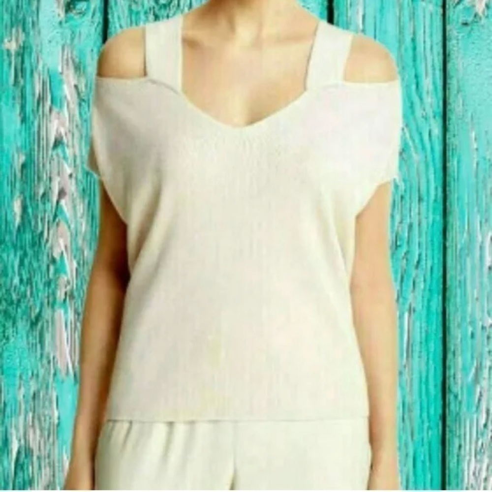 NWT Eileen Fisher Cold Shoulder Top